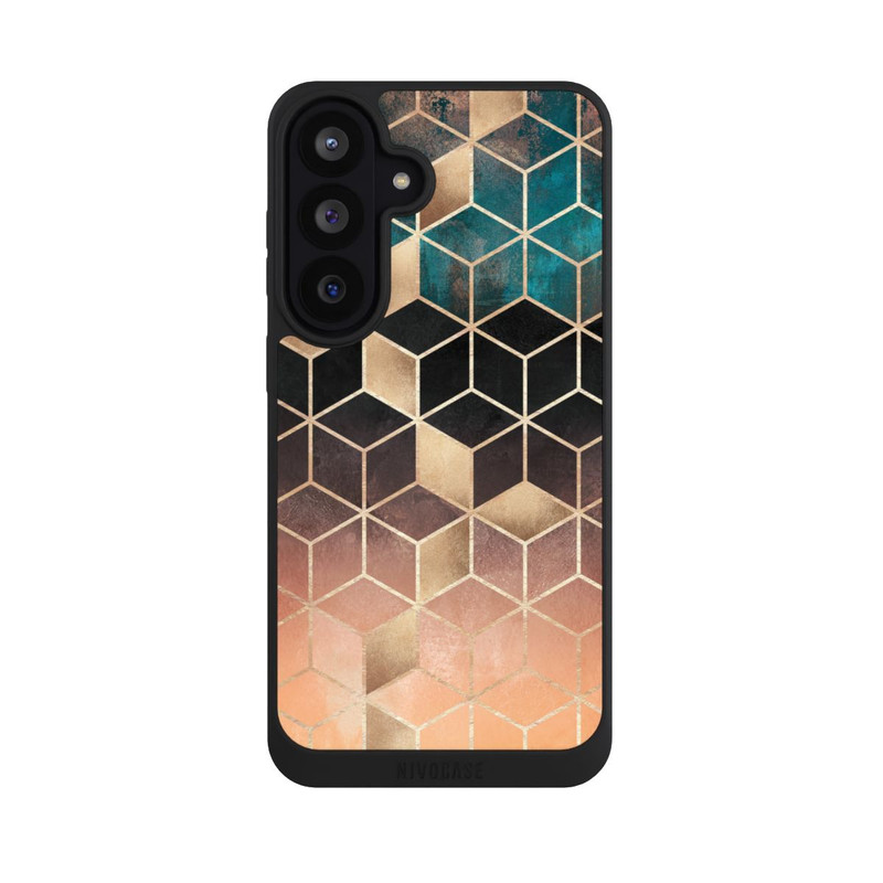 Galaxy S26 FE NIVOpure Ombre Traum Würfel Gold Druck