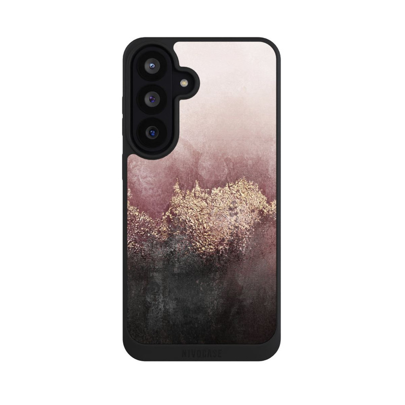 Galaxy S26 FE NIVOpure Rosa Himmelsstaub Golddruck