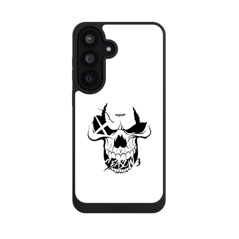 Galaxy S26 FE NIVOpure Schädel Weiß/Schwarz