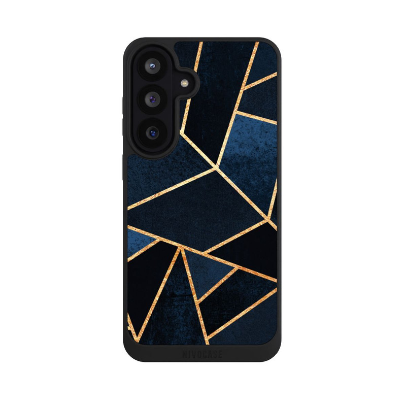 Galaxy S26 FE NIVOpure Navy Stein Golddruck