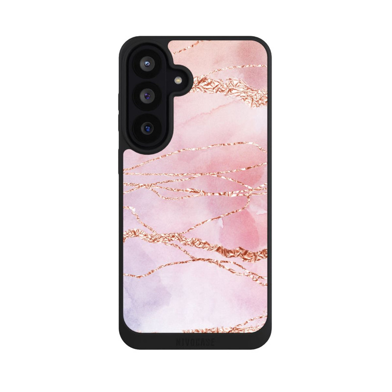 Galaxy S26 FE NIVOpure Glitzer Look Pink Mädchen Marmor