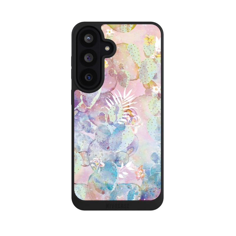 Galaxy S26 FE NIVOpure Aquarell Blühende Kakteen