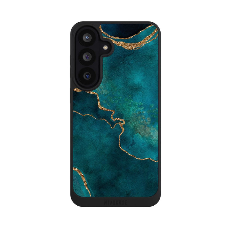 Galaxy S26 FE NIVOpure Edelstein glänzend aquamarin