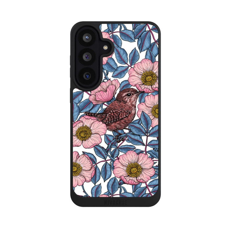 Galaxy S26 FE NIVOpure Zaunkönige und Wildrosen