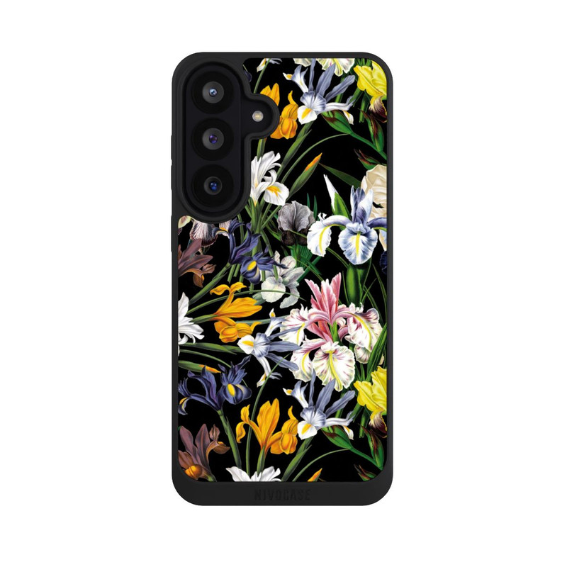 Galaxy S26 FE NIVOpure Dunkle Wildblumentapete