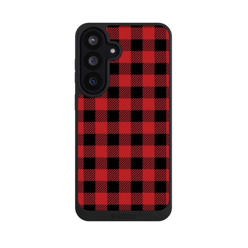 Galaxy S26 FE NIVOpure Red Lumberjack Pattern