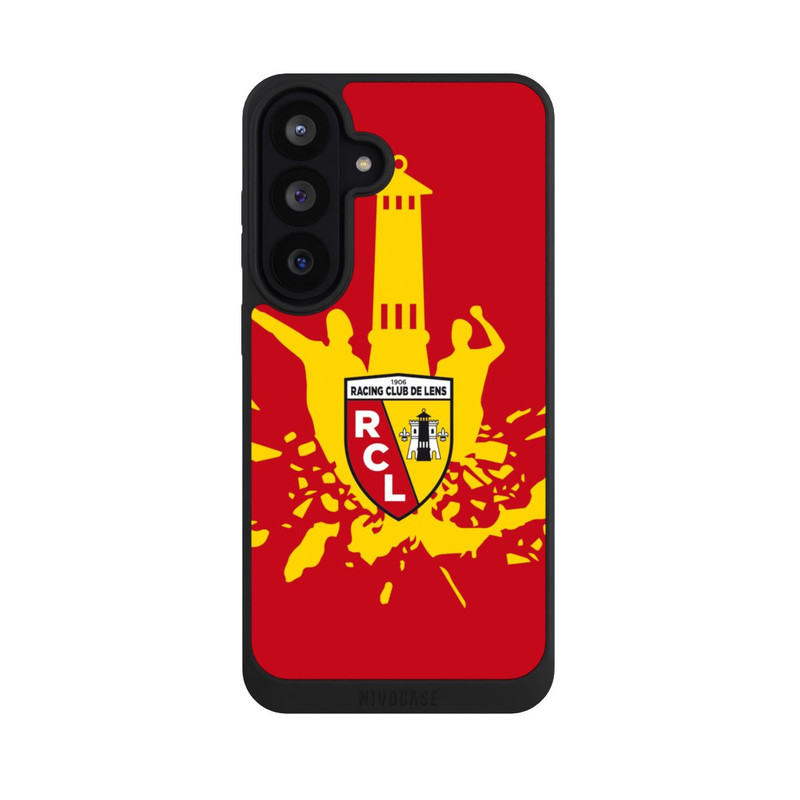 Galaxy S26 FE NIVOpure RC Lens Turm Gelb auf Rot