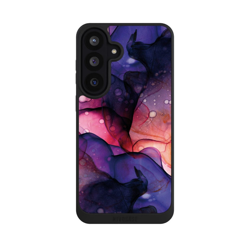 Galaxy S26 FE NIVOpure Flüssige Kunst Lila-Pink
