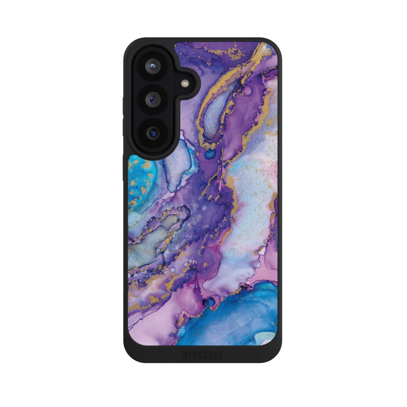 Galaxy S26 FE NIVOpure Strudel lila und blau
