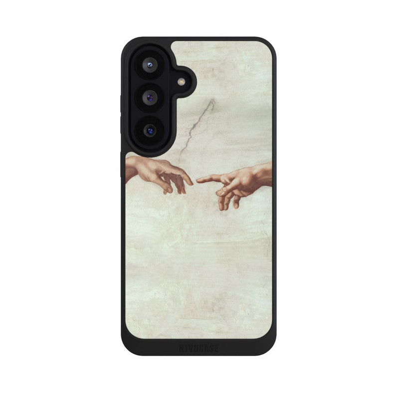 Galaxy S26 FE NIVOpure Die Hände von Gott und Adam von Michelangelo Buonarroti