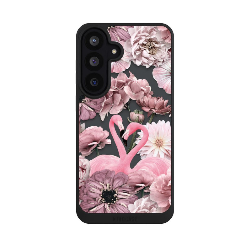 Galaxy S26 FE NIVOpure Flamingos in Blumen Muster