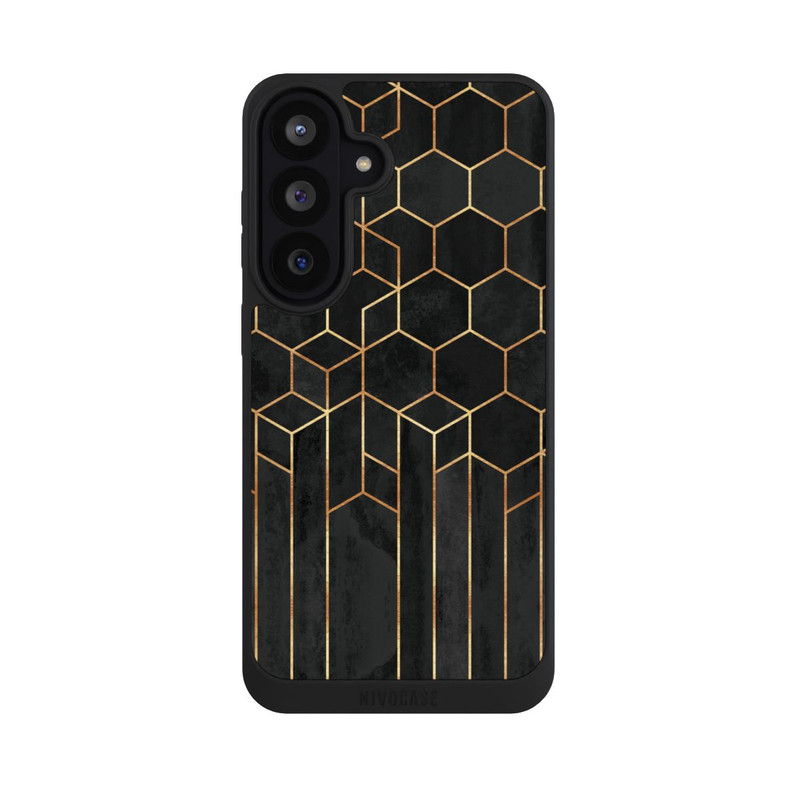 Galaxy S26 FE NIVOpure Hexagones noirs