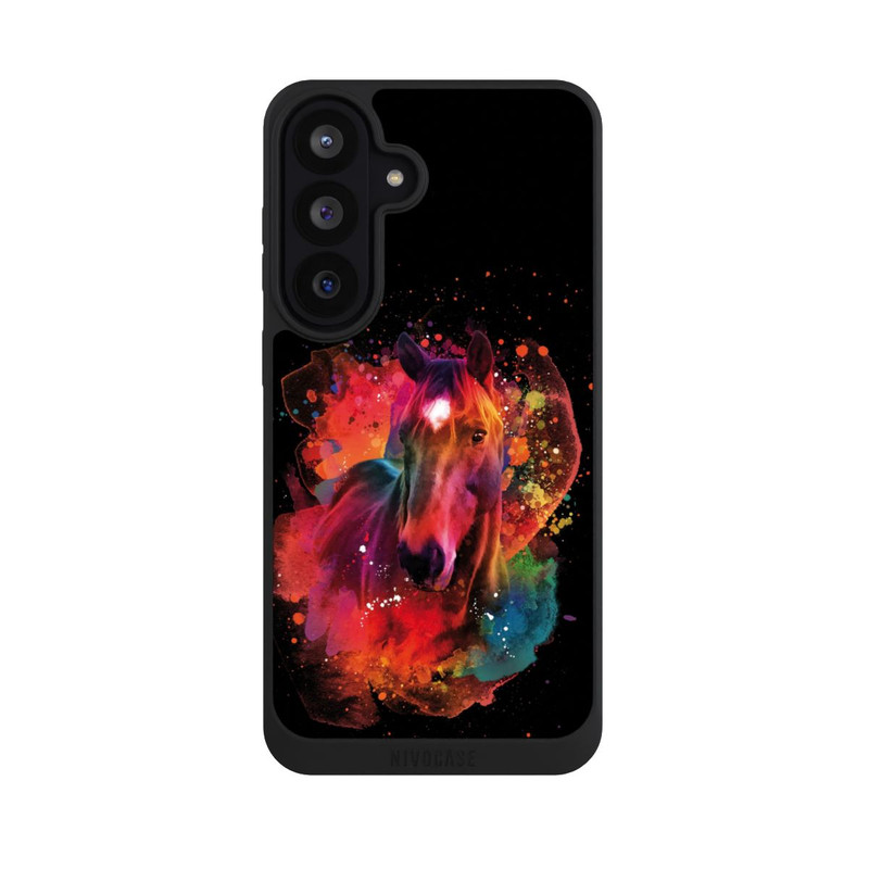 Galaxy S26 FE NIVOpure Pferd Colorful Sprayart
