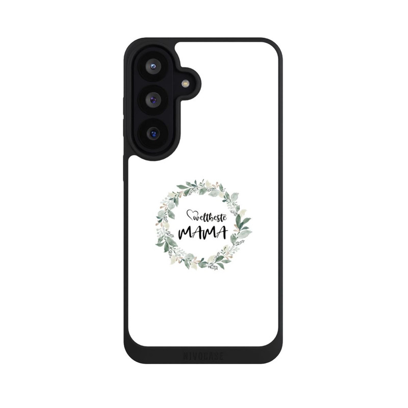 Galaxy S26 FE NIVOpure Weltbeste Mama Blumenkranz