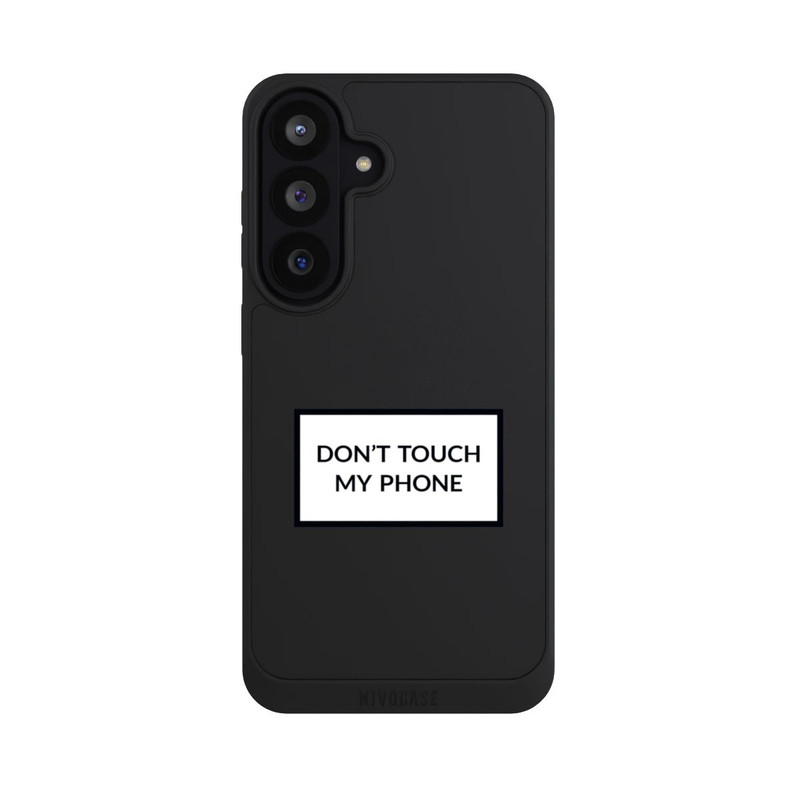Galaxy S26 FE NIVOpure Do Not Touch My Phone Transparent
