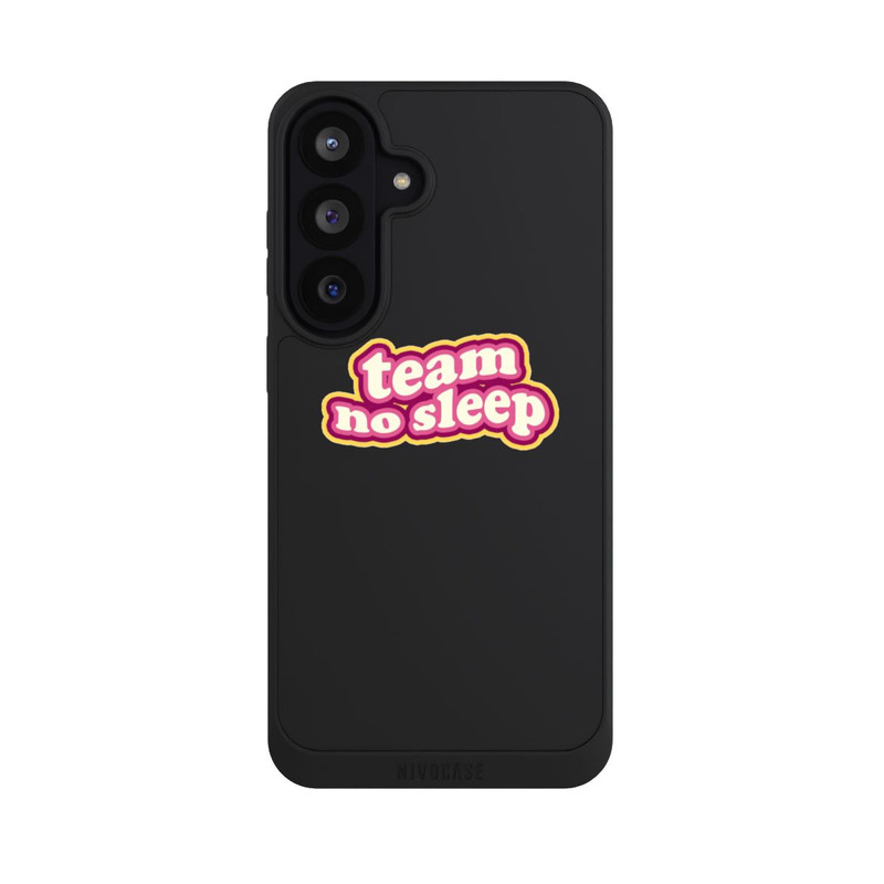 Galaxy S26 FE NIVOpure Team No Sleep 70s Transparent