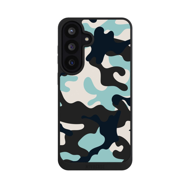 Galaxy S26 FE NIVOpure Blaues Camouflage