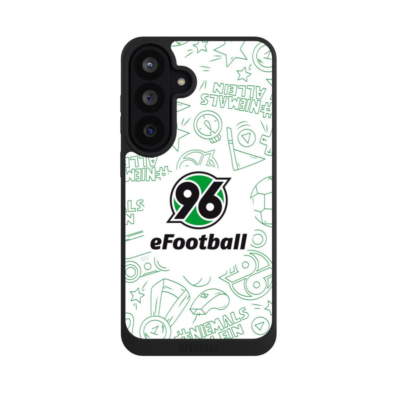 Galaxy S26 FE NIVOpure Hannover 96 Football Pattern Design White