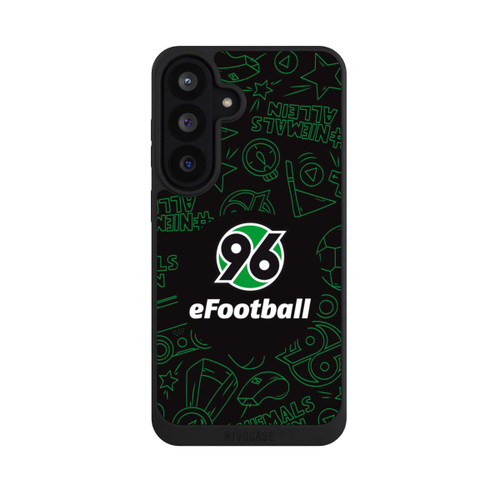 Samsung Galaxy S26 FE NIVOpure Hannover 96 Football Pattern Design Black