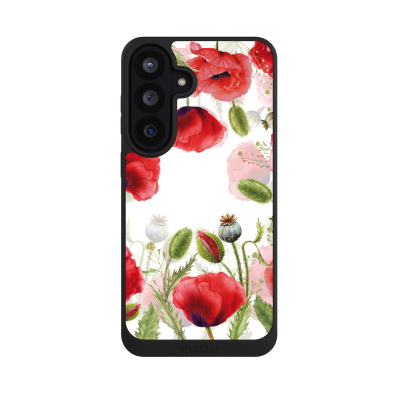 Galaxy S26 FE NIVOpure Cadre coquelicots