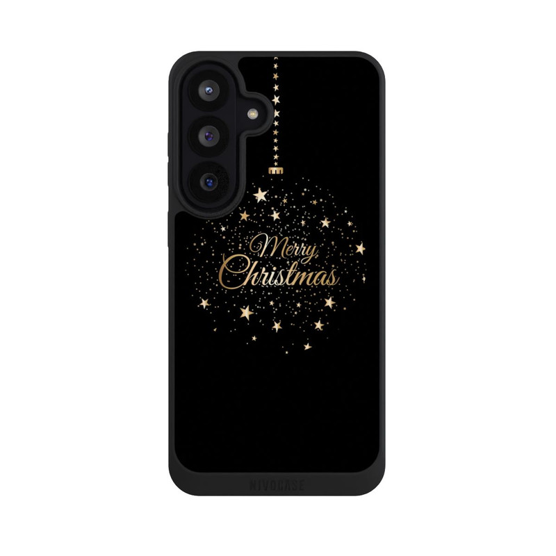 Galaxy S26 FE NIVOpure Merry Christmas Gold Stars
