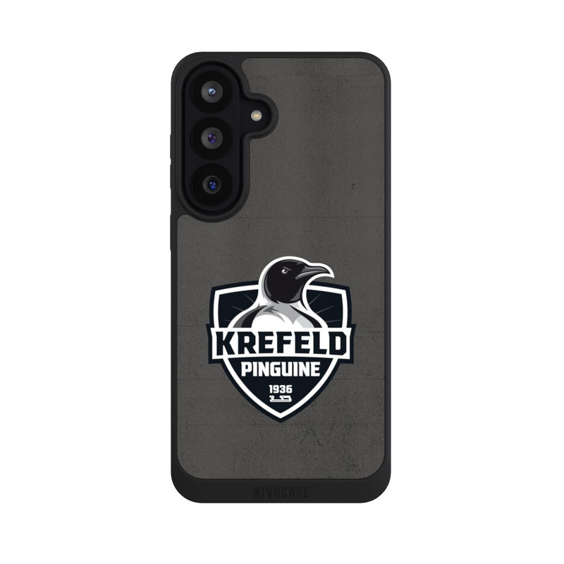 Galaxy S26 FE NIVOpure Krefeld Pinguine Logo Schwarz und Weiß