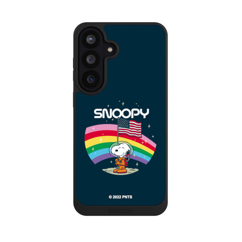 Samsung Galaxy S26 FE NIVOpure Snoopy Weltraumreisender Regenbogen