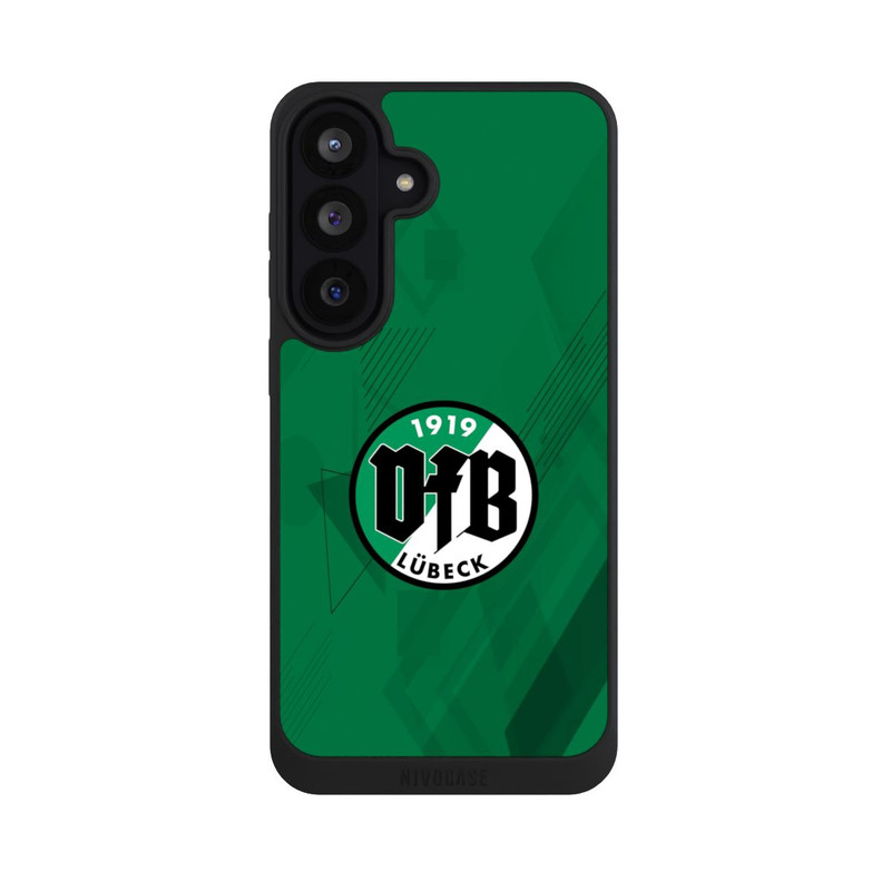 Galaxy S26 FE NIVOpure VfB Lübeck Grüne Grafikelemente