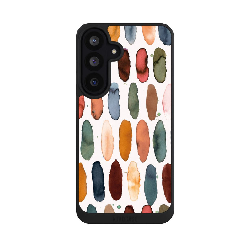 Galaxy S26 FE NIVOpure Aquarellstriche aus mineralischem Terrakotta