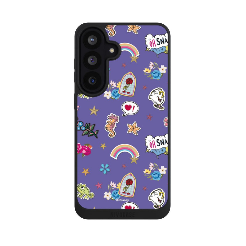 Galaxy S26 FE NIVOpure Princess Pattern Purple Disney Princess