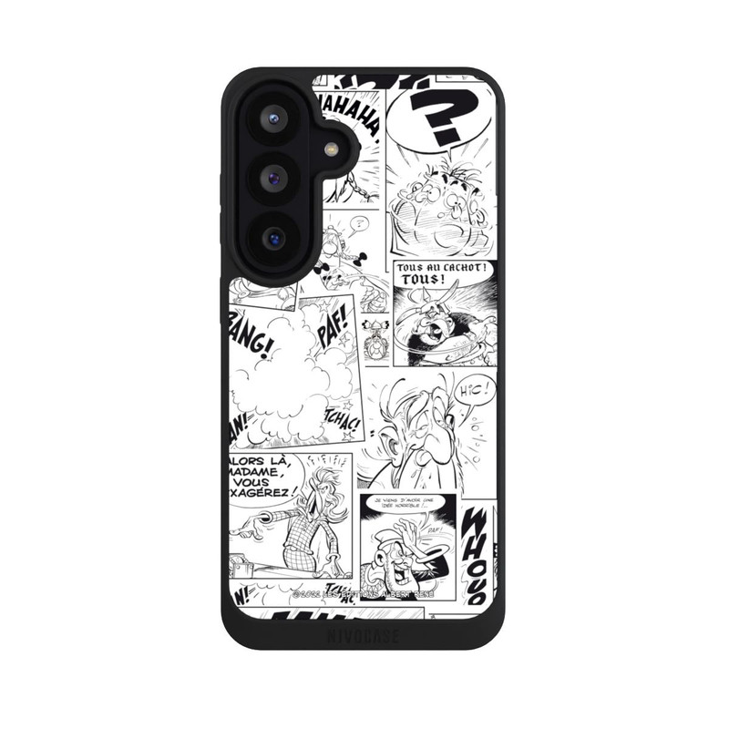 Galaxy S26 FE NIVOpure Asterix Comic Schwarz und Weiß
