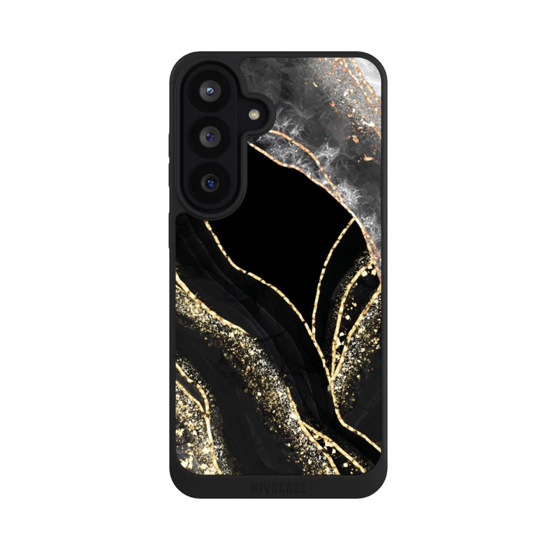 Galaxy S26 FE NIVOpure Dunkler Marmor Gold