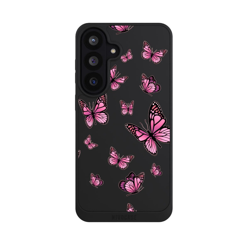 Galaxy S26 FE NIVOpure Schmetterlinge pink