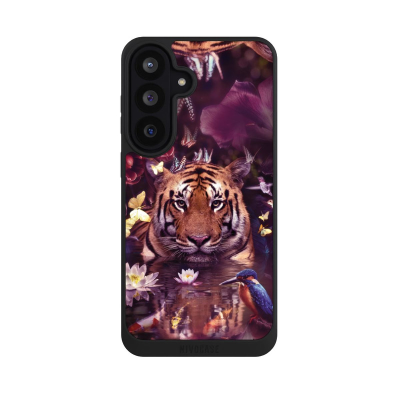 Galaxy S26 FE NIVOpure Tiger Blumenrahmen
