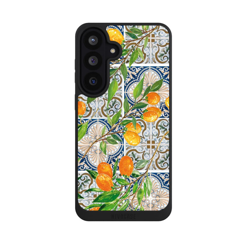 Galaxy S26 FE NIVOpure Griechische Orangen Muster