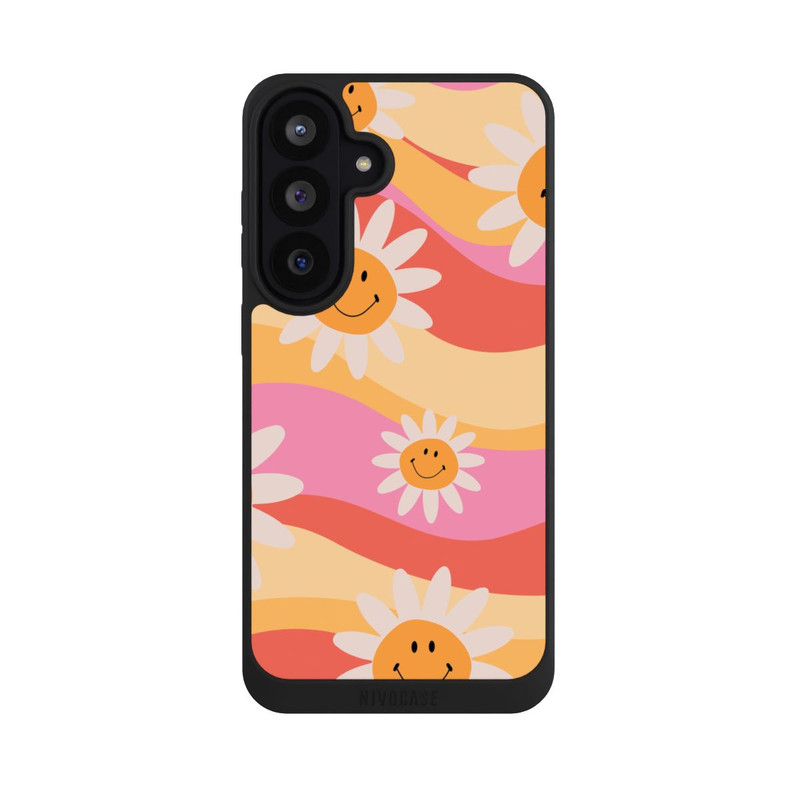 Galaxy S26 FE NIVOpure Retro Smiles Orange Colorful