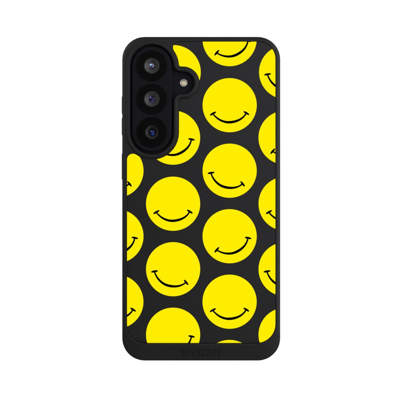 Galaxy S26 FE NIVOpure Smile Pattern Yellow Transparent