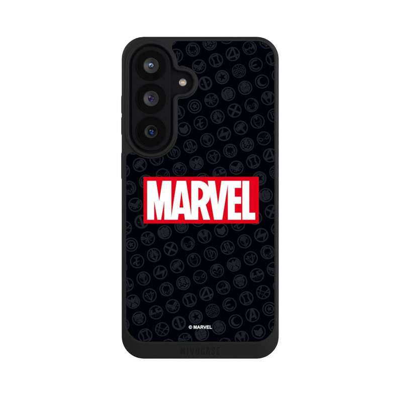 Galaxy S26 FE NIVOpure Marvel Logo Noir Rouge
