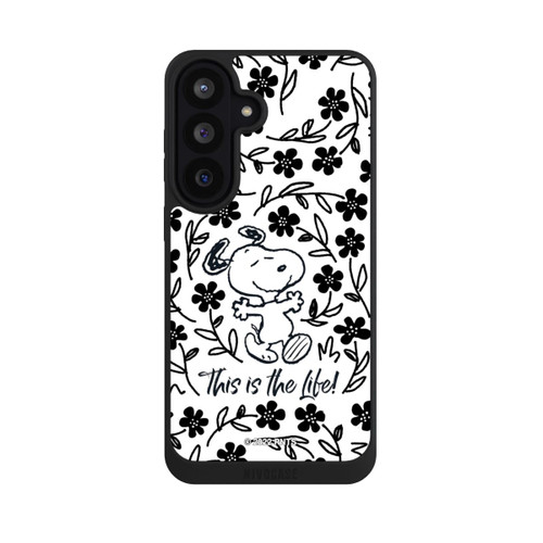 Samsung Galaxy S26 FE NIVOpure Snoopy schwarz und weiß This Is The Life