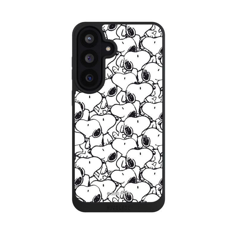 Galaxy S26 FE NIVOpure Snoopy Pattern Noir & Blanc