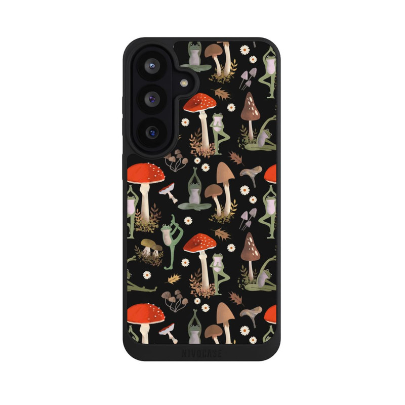 Galaxy S26 FE NIVOpure Yoga-Frösche mit Pilzen