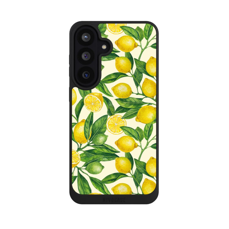 Galaxy S26 FE NIVOpure Zitronen und Blätter hell