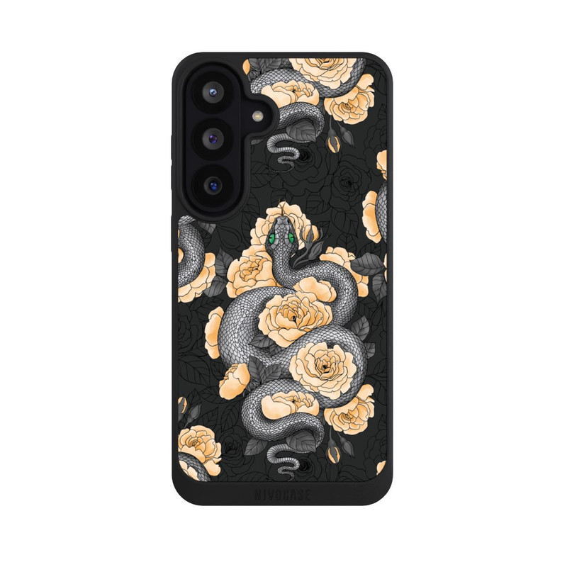 Galaxy S26 FE NIVOpure Schlange und gelbe Blume