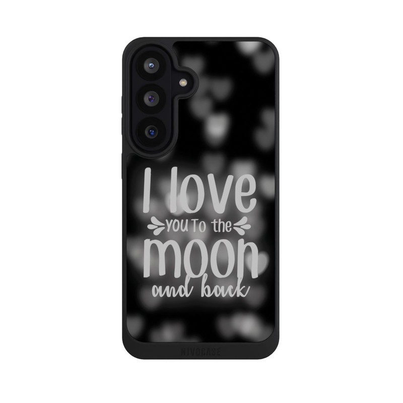 Galaxy S26 FE NIVOpure I Love You to The Moon And Back Black Hearts