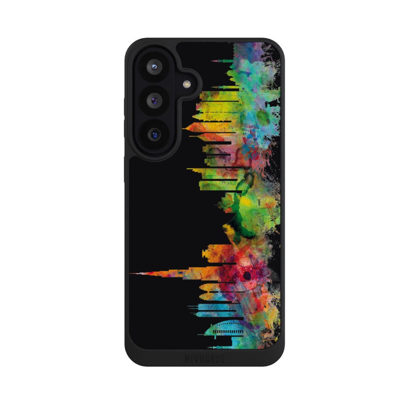 Galaxy S26 FE NIVOpure Ligne d'horizon de Dubaï noire