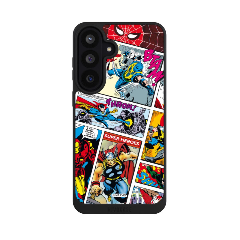Galaxy S26 FE NIVOpure Marvel Retro Comic Blue