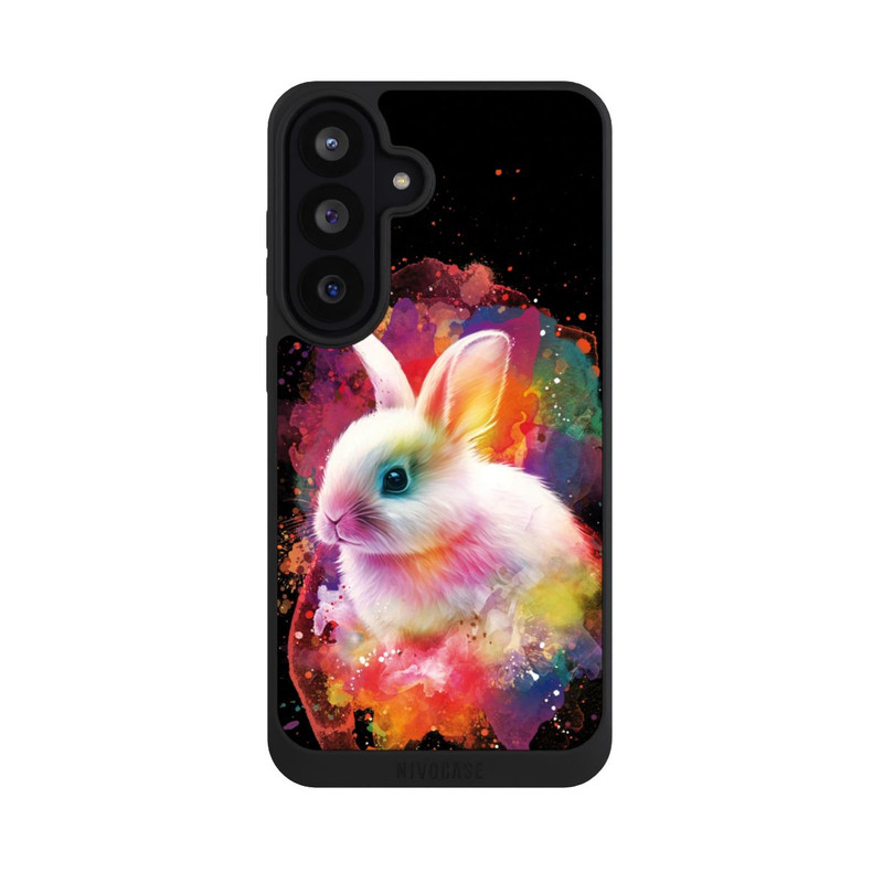 Galaxy S26 FE NIVOpure Happy Rabbit Schwarz
