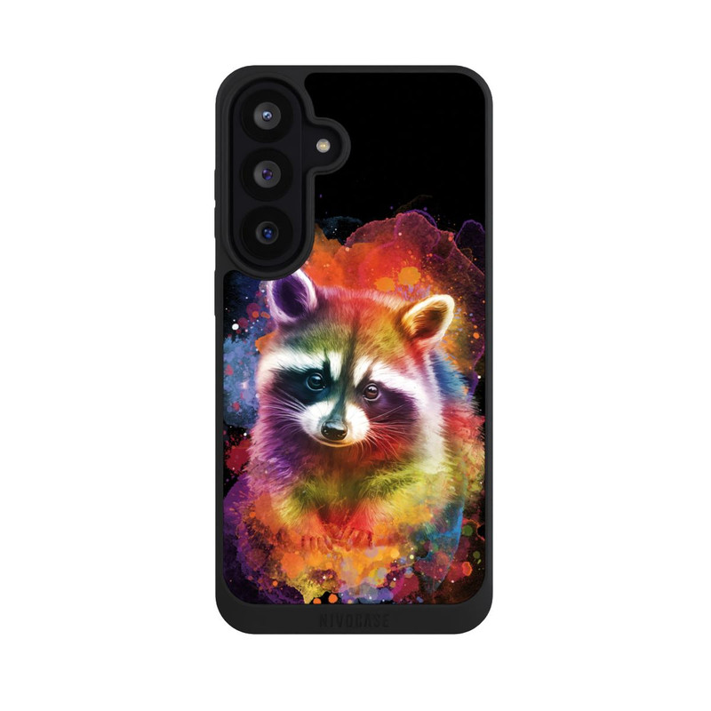 Galaxy S26 FE NIVOpure Happy Racoon Schwarz