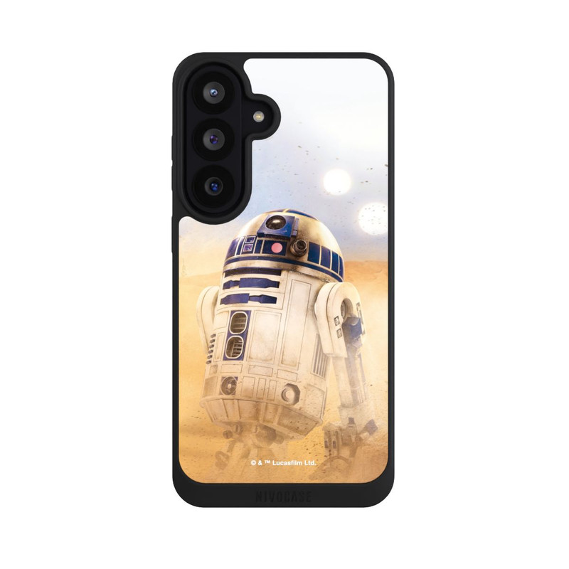 Galaxy S26 FE NIVOpure R2D2 in der Wüste