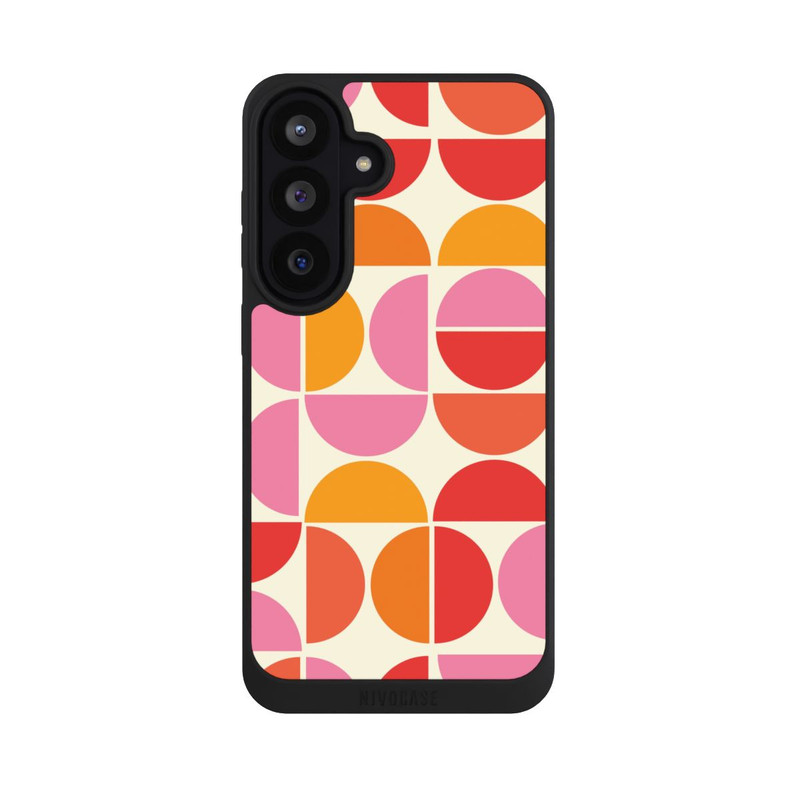 Galaxy S26 FE NIVOpure Motif Tendance Rétro Orange